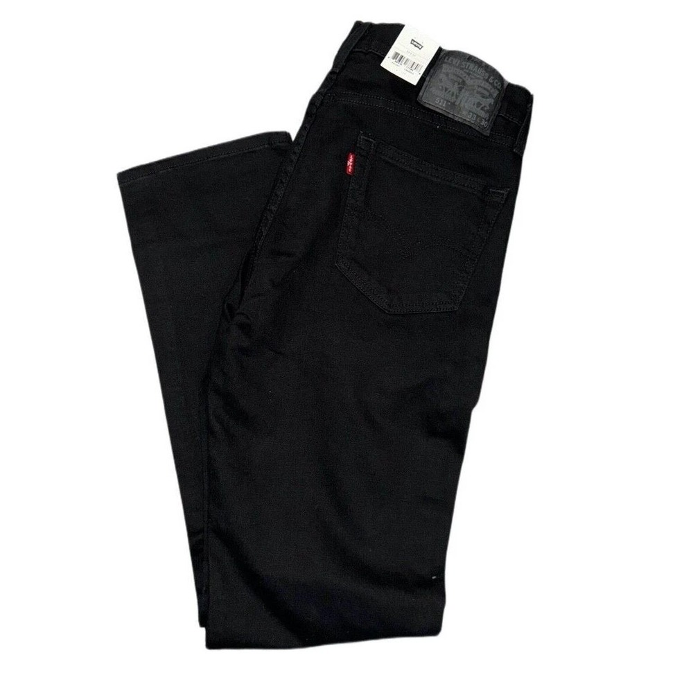 NEW LEVI'S STRAUSS 511 MEN'S ORIGINAL SLIM FIT JEANS PANTS BLACK 511-1907 33x32